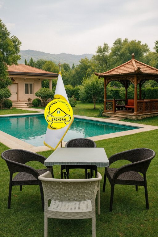 صندلی پلاستیکی میز تاشو کافه رستوران باغ ویلا روفگاردن