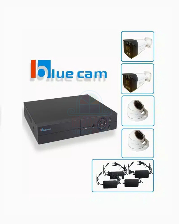 پکیج دوربین مداربسته وارم لایت Bluecam