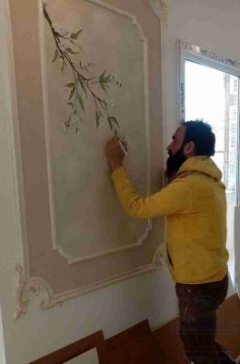نقاشی ساختمان رنگ نمااپوکسی کف سنگسابی رزین