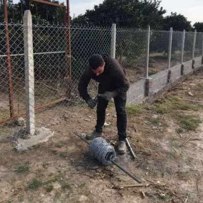 نصاب فنس توی دورباغی وسیم خادار