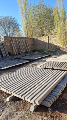 تیرچه باغی و پایه فنس